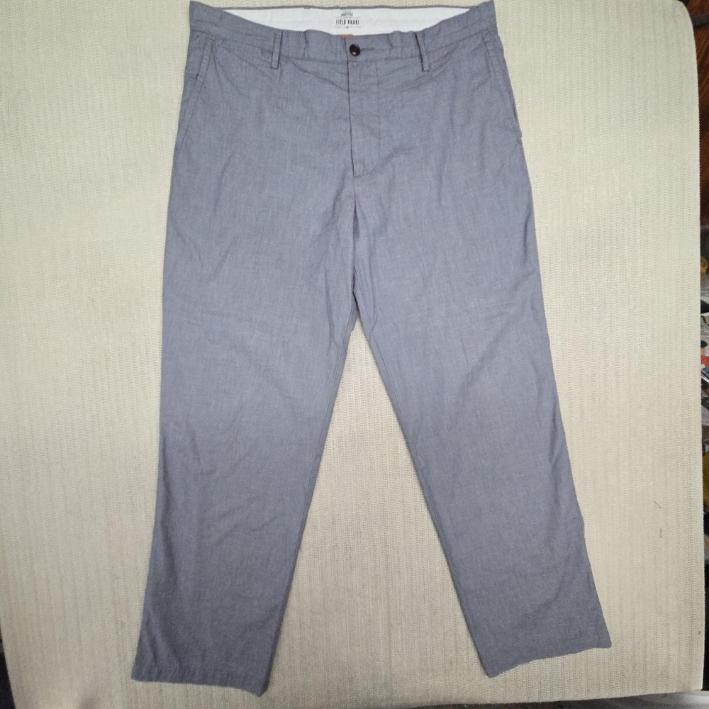 Dockers Pants Mens 36x32 Blue Field Khaki Chino Pacific Collection Stretch